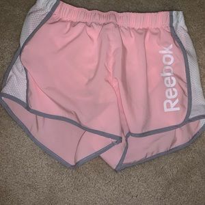 pink athletic shorts